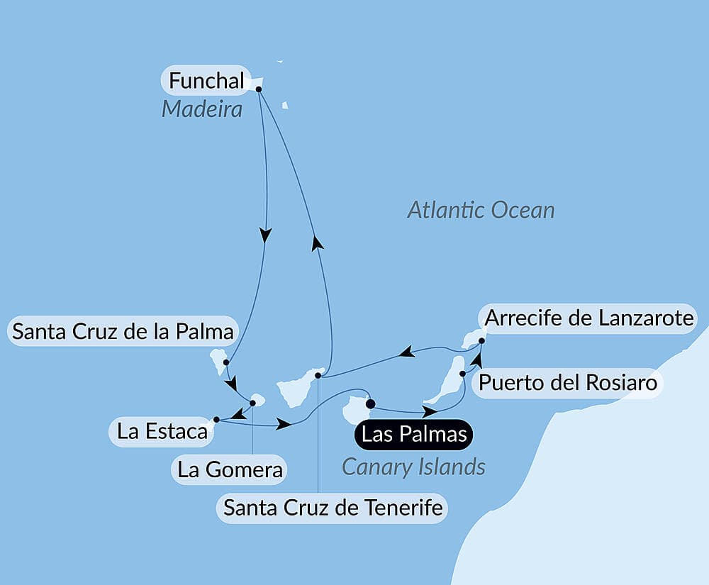 Splendours of the Canaries and authentic Madeira