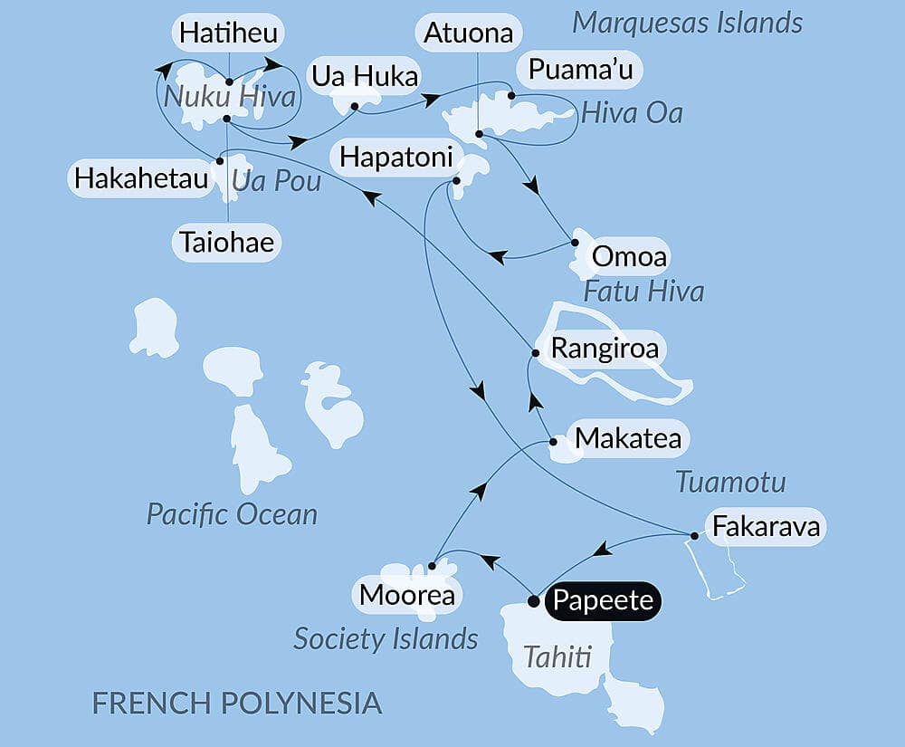 Polynesian Bliss: Marquesas and Tuamotu null