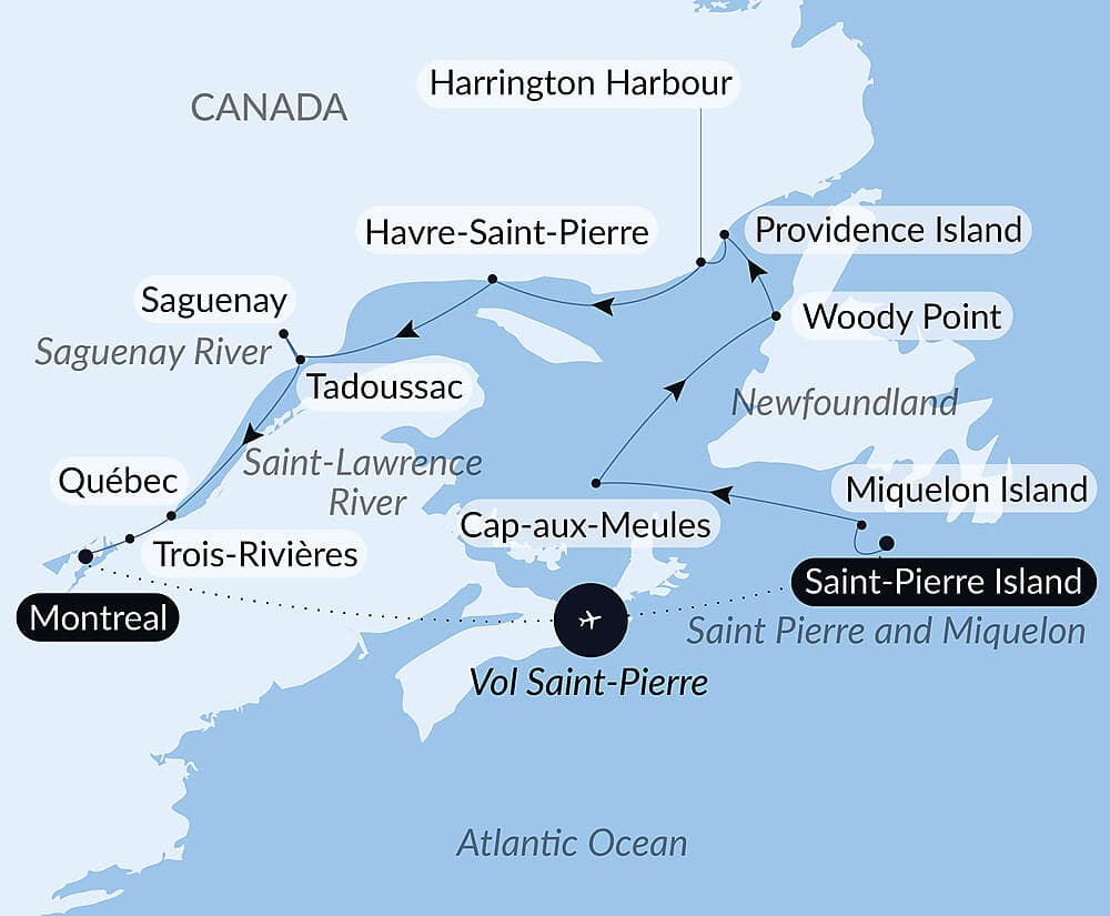 Exploration along Saint Lawrence null