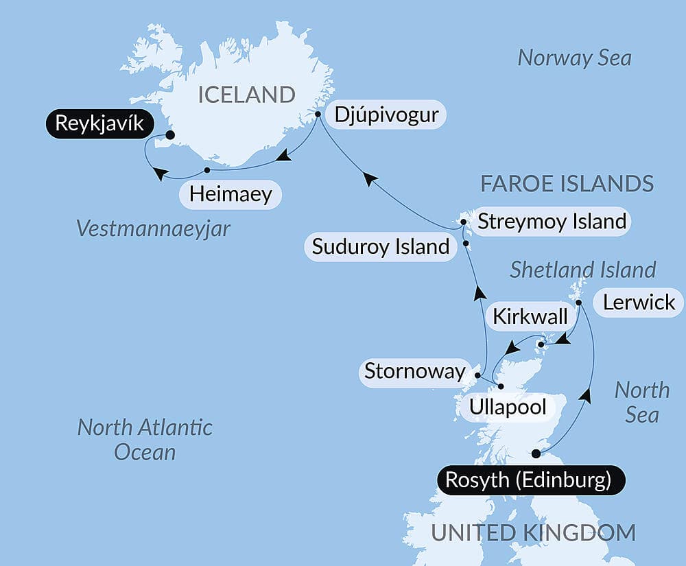 Wild lands of Scotland, the Faroe Islands and Iceland null