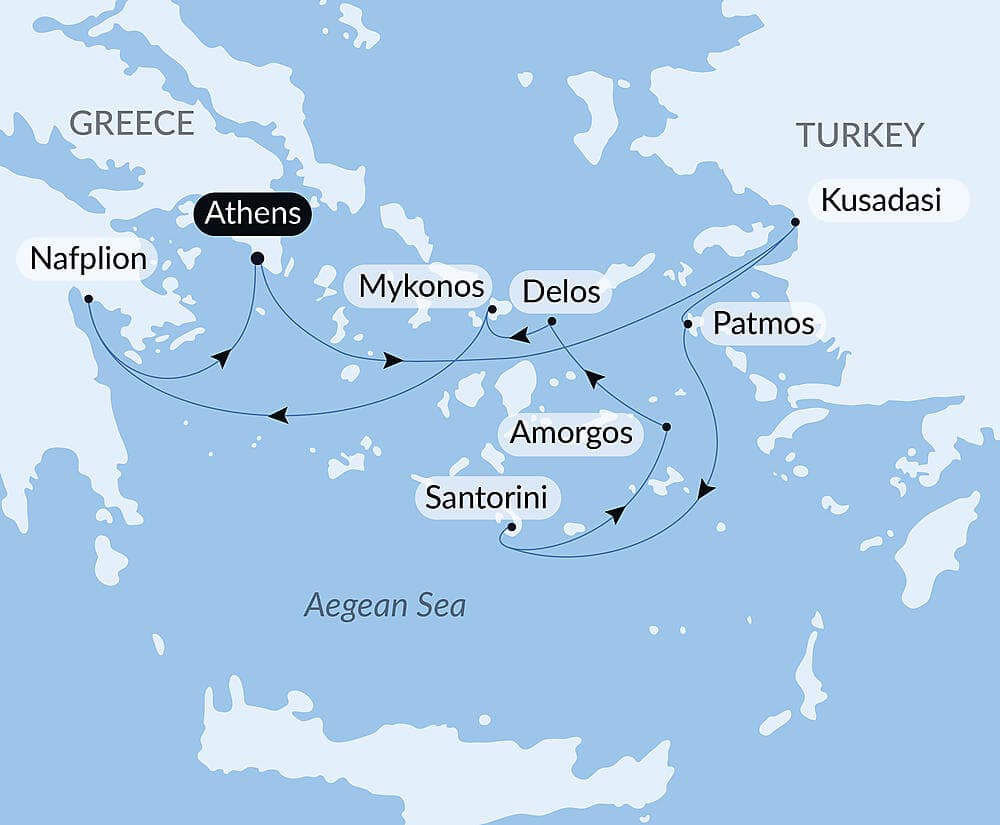 Cruising the Greek Islands of the Southern Aegean – with Smithsonian Journey null