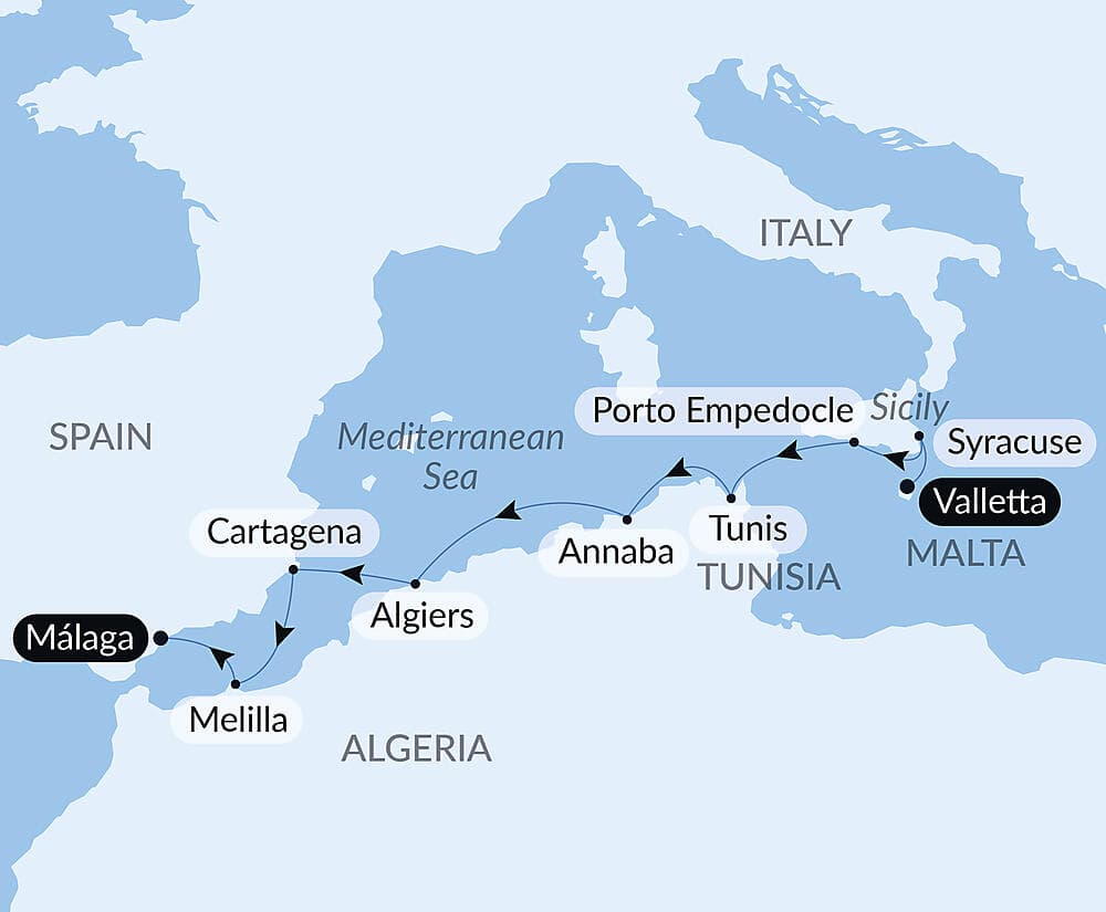 Ancient shores of the Mediterranean